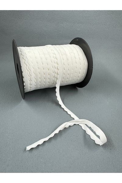 paşateks since 1995 şekil 5 Meters White Daisy Lingerie Rubber - 7 mm
