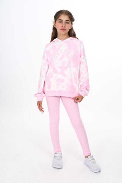 Toontoy Girl's Tie-Dye Patterned Tights Set