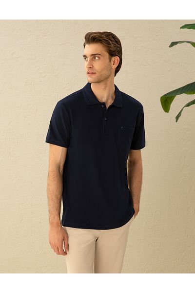 Pierre Cardin Μπλουζάκι Navy Blue Regular Fit 50291576-VR033
