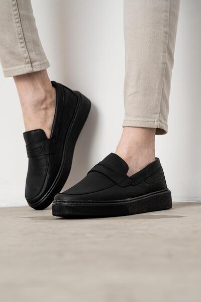 L.A Polo Men's Casual Black Color Loafers