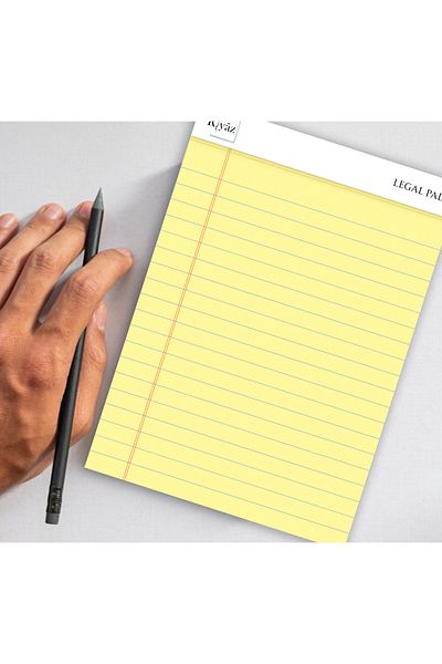 riyaz 3 Legal Pads - for Notepad, Notepad and Notebook, 50 Sheets, Wide Range of Lines