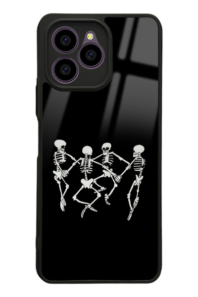 Spoyi Omix X6 Dancer Skeleton Tasarımlı Glossy Telefon Kılıfı