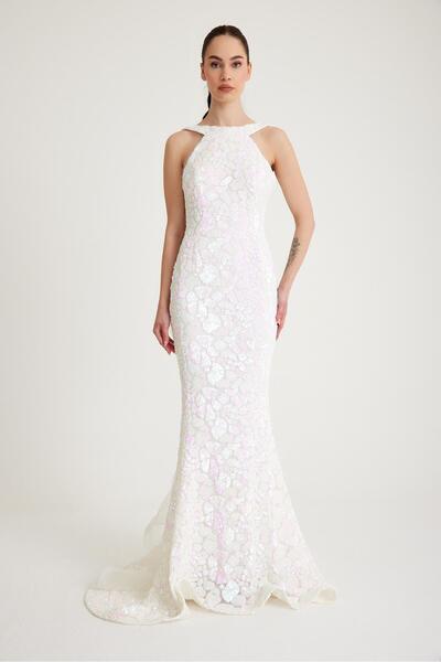 MAXXE PAYETLİ ELBİSE