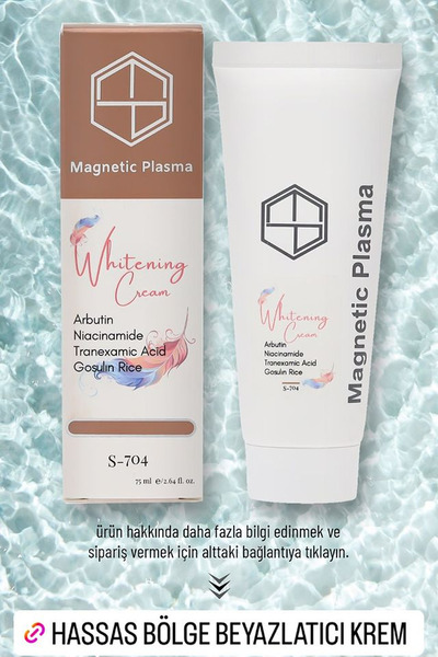 MAGNETİC PLASMA Genital Bölge - Kol Altı Ve Dirsek Beyazlatıcı Krem ( Whitening) - 75 ml