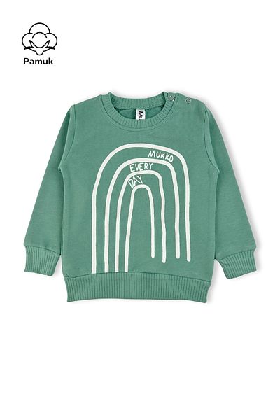 difa kids Boys Girls Unisex Kids Printed Green Seasonal Bottom Top Set