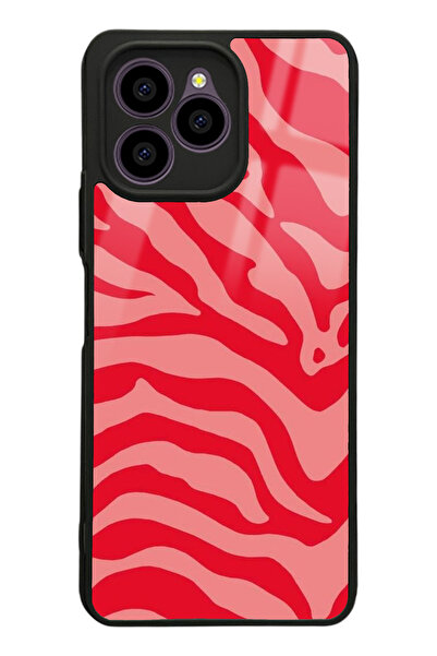 Spoyi Omix X6 Red Zebra Tasarımlı Glossy Telefon Kılıfı
