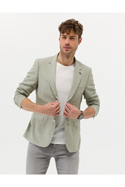 Pierre Cardin Light Green Extra Slim Fit Linen Blend Blazer Jacket 50264619-V...