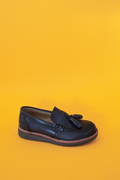 Aymer Püsküllü Ortapedik Termo Taban Erkek Çocuk Ayakkabı