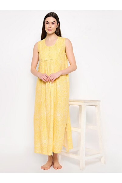 Clovia By Styli Paisley Print Sleeveless Nightdress