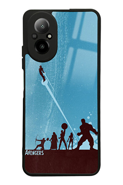 Spoyi Oppo Realme 12 Lite Avengers Tasarımlı Glossy Telefon Kılıfı