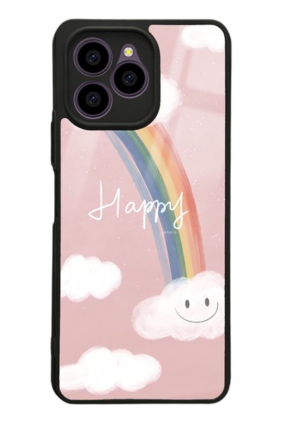 Spoyi حافظة هاتف لامعة بتصميم Happy Cloud من Omix X6