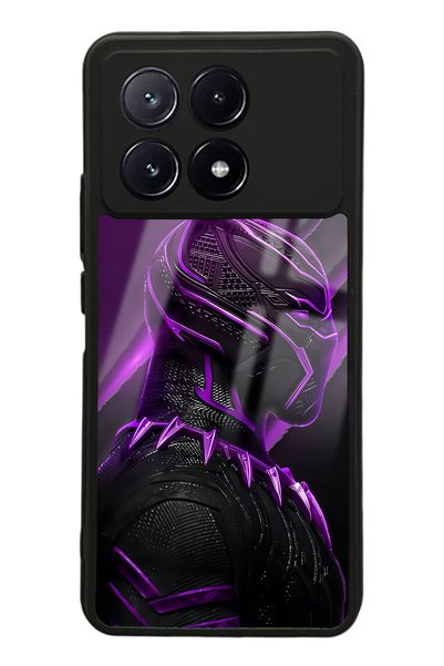 Spoyi حافظة هاتف لامعة بتصميم النمر الأسود لهاتف Xiaomi Poco X6 Pro