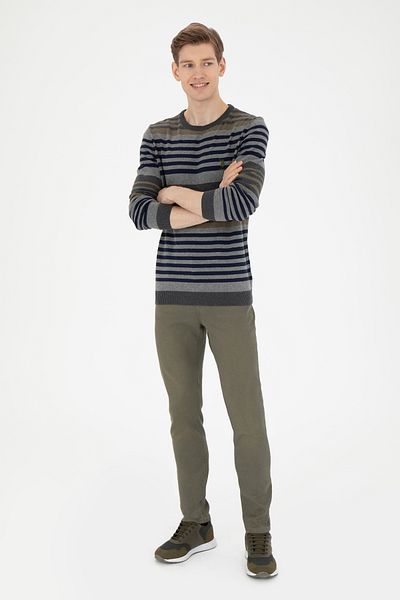 U.S. Polo Assn. Мъжки дънки в цвят каки - 50272596-VR027
