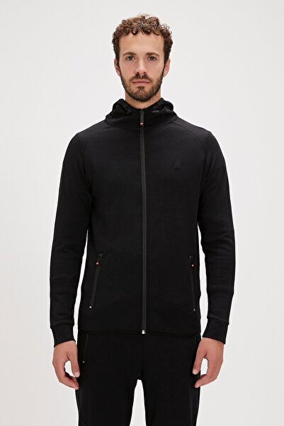 Bad Bear Leo Full-zip Hoodie Siyah Fermuarlı Kapüşonlu Erkek Sweatshirt