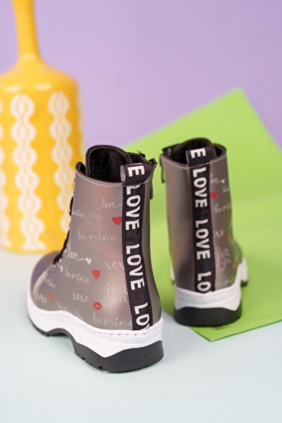 Aymer Termo Taban Baskılı Platin Çocuk Bot