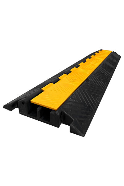İleri Trafik Kablo Kanallı Hız Kesici 2 Kanallı, Yol Kasisi 25,5 x 102,5 x 5 cm