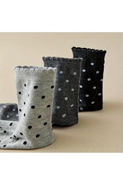 HANKARAYEL Дамски чорапи с пико на точки, 5 чифта