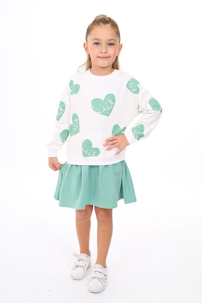Toontoy Girl's Skirt Flounce Printed Dress