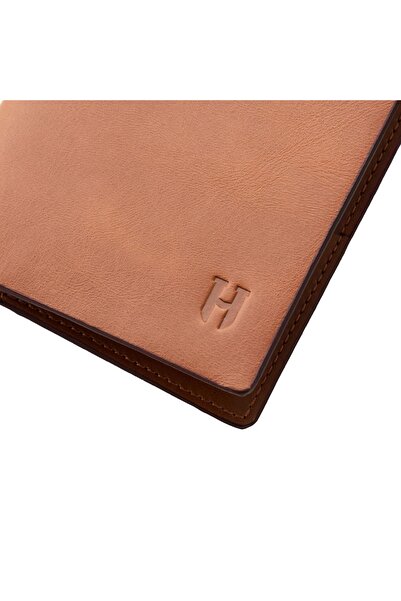 HELMBROOK Dayton Чоловічий шкіряний гаманець тонкого дизайну з декількома відділеннями та захистом RFID