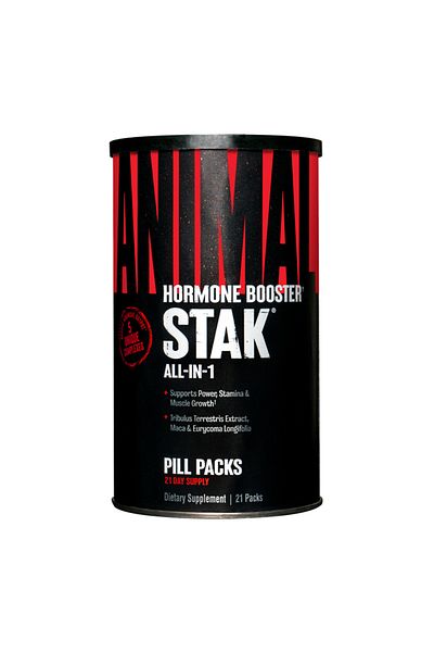 Universal Nutrition Animal Stak، 21 عبوة، لبناء كتلة العضلات، وتكثيف إنتاج هرمون النمو