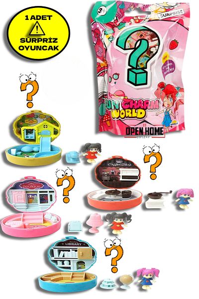 TOYFEST 1Pc Portable Dollhouse Surprise Package