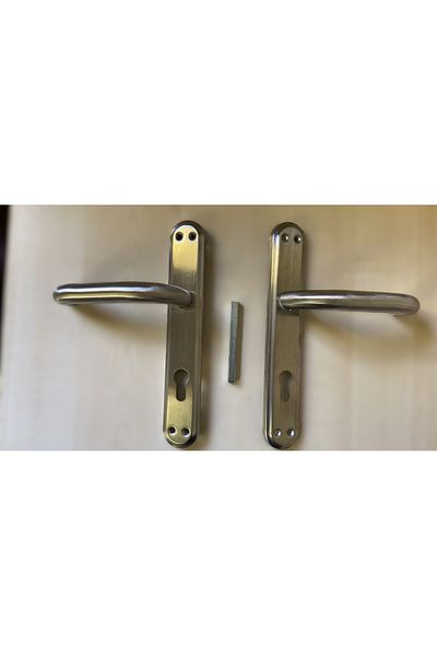 KALE Steel Stainless Door Handle Set (Double Direction)