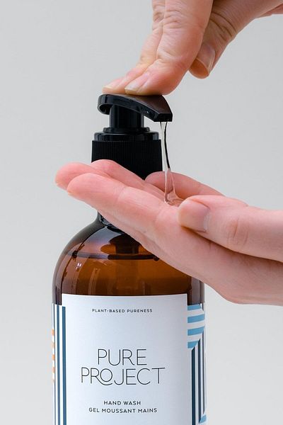Pure Project صابون سائل لليدين بالكركديه وإكليل الجبل