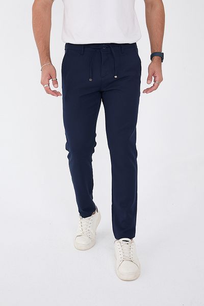 BROCARD Men's Winter Jogger Slimfit Waist Half Elastic Fabric Trousers