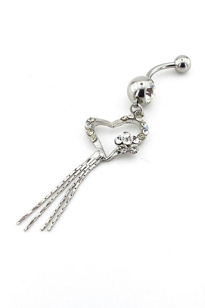 Solfera Dollar Sign and Spider - Surgical Stainless Steel Navel Piercing Set P481