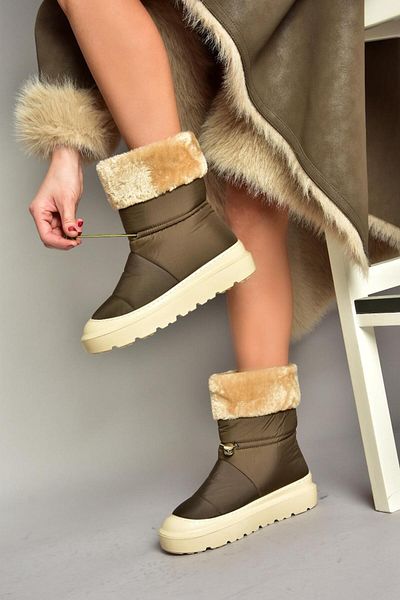 Fox Shoes T 476434004 Dámské boty z látky Khaki