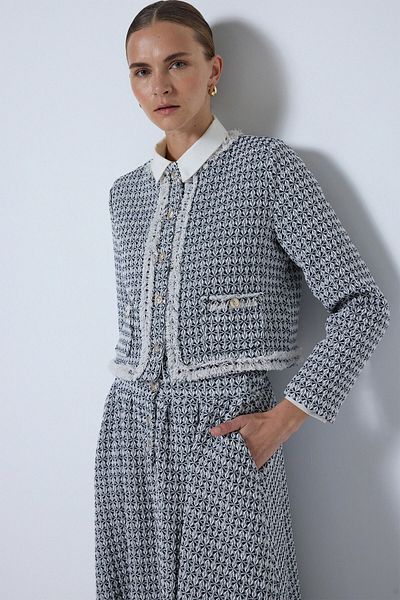 Touché Privé Tuvet Jacket and Skirt Set