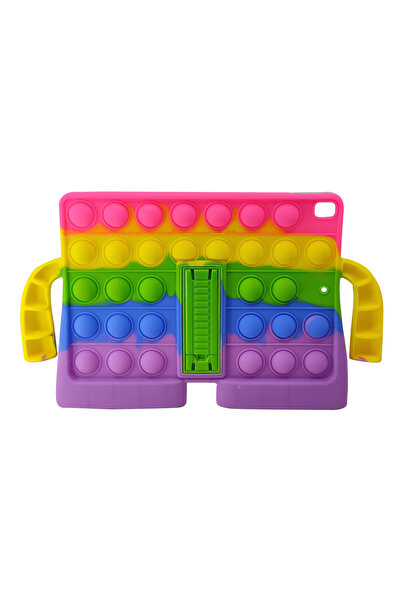 Nettech İpad Pro 10.5 Inç Uyumlu Kulaklı Pop It Arka Koruma - Karışık Renk