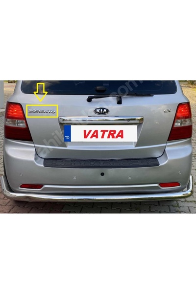 EDEXPORT Sorento 2.5 CRDi Prestige 2005-2010 Sorento Krom Bagaj Yazısı