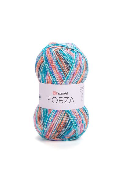 Yarnart FORZA Μαρμάρινο Πλεκτό Νήμα Χεριών - Ebruli-2610
