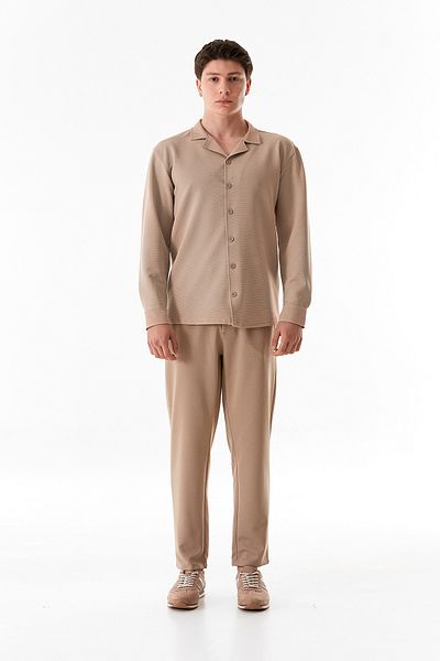 Fulla Moda Παντελόνι Jogger με φερμουάρ με κορδόνια στη μέση