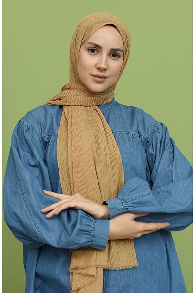 sefamerve Mio Light Mustard Shawl - Μοντέλο 1058-23