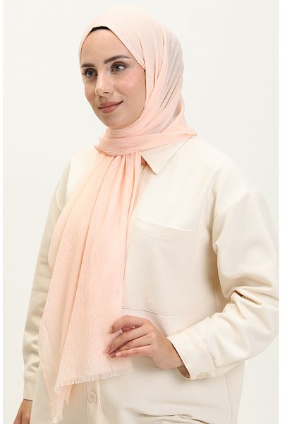 sefamerve Mio Shawl 1058-46 – Light Salmon-Modell