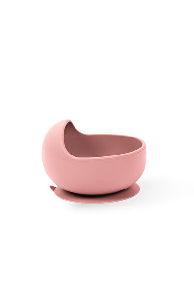 Sevi Bebe Dried Rose Vacuum Bottom Silicone Bowl