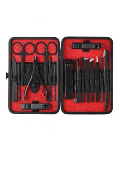 REKOTOOLS -18 Piece Manicure Set Pedicure Set Hand Foot Nail Clippers Set