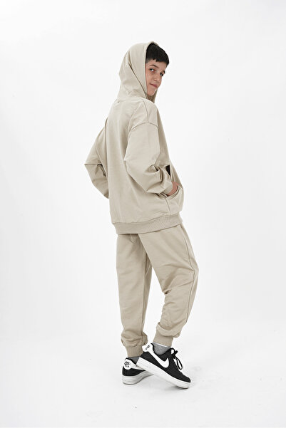 HayKids Σετ αθλητικής φόρμας με μακρυμάνικο εμπριμέ με κουκούλα