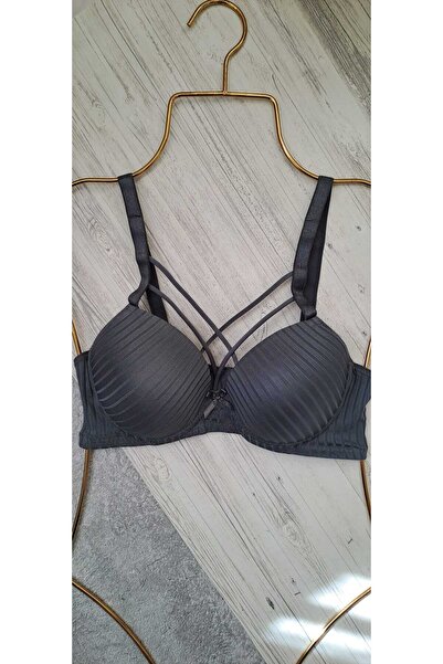 NARIYA Plus Size C Cup Gathering Bra - Daily Empty Cup Underwire Half Tank Top