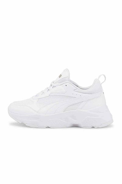Puma Women's High Sole White Sneakers