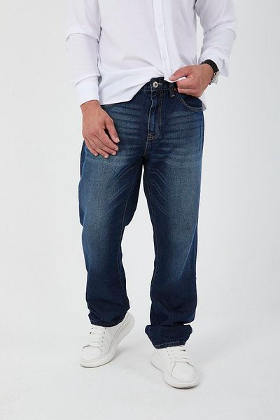 Valiberta Men's Baggy Pants - Navy Blue