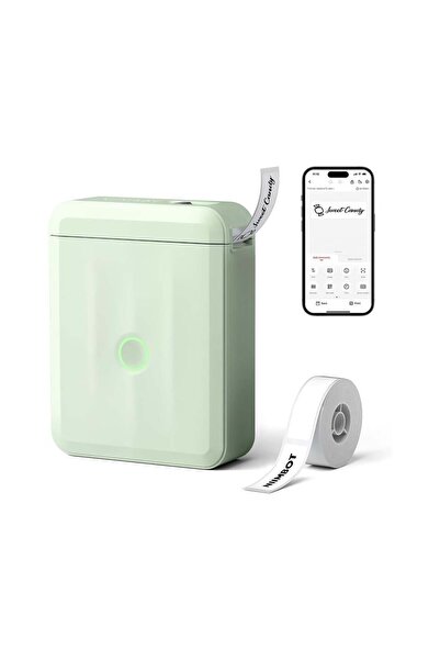 NiiMbot D110-M TAŞINABİLİR KABLOSUZ ETİKET YAZICI (Yeşil)