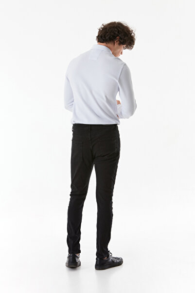 Fulla Moda Fermuarlı Straight Jean Pantolon