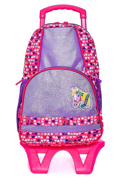 U.S. Polo Assn. U.S. Polo. Assn. Set ghiozdan pentru fete cu roți PLSETTRL 241626364