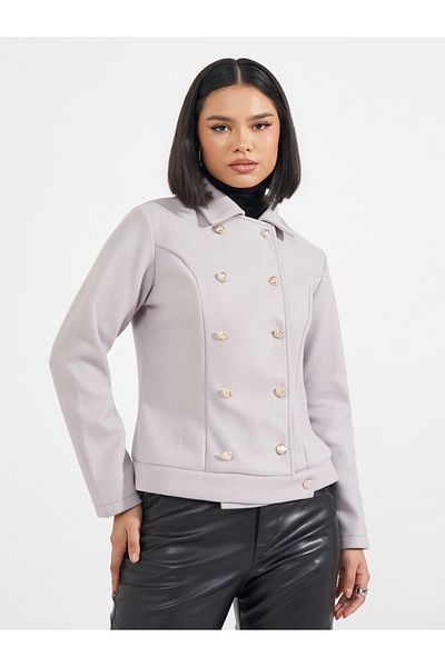 Styli Regular Fit Regular Length Military Style Jacket