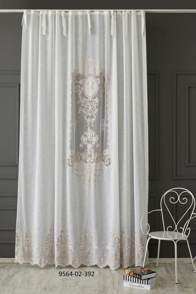 CASA NATURALE Keten Görünümlü Panel Perde 9564-03-263