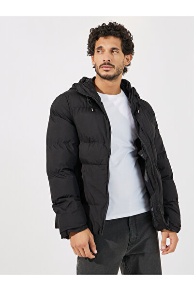 Styli سترة مبطنة ثقيلة بغطاء رأس وسحاب أمامي