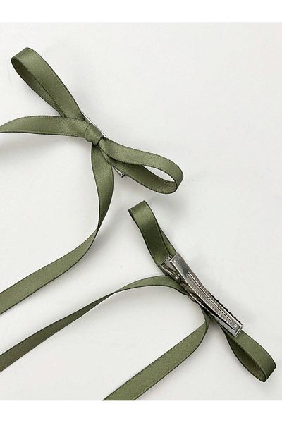 CSR AKSESUAR 2pcs Satin Bow Buckle